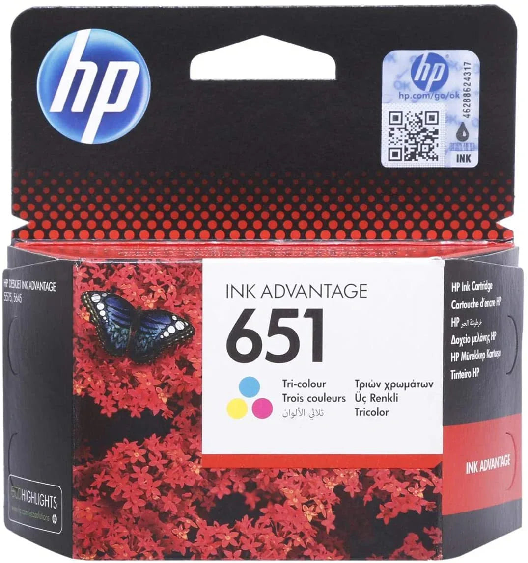 Hp Ink Cartridge - 651, Multi Color - eBuy UAE